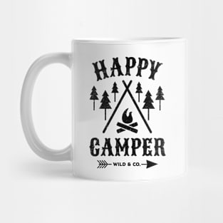 Happy Camper (Black) Mug